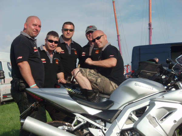 Potsdam Motorradfahrer Biker